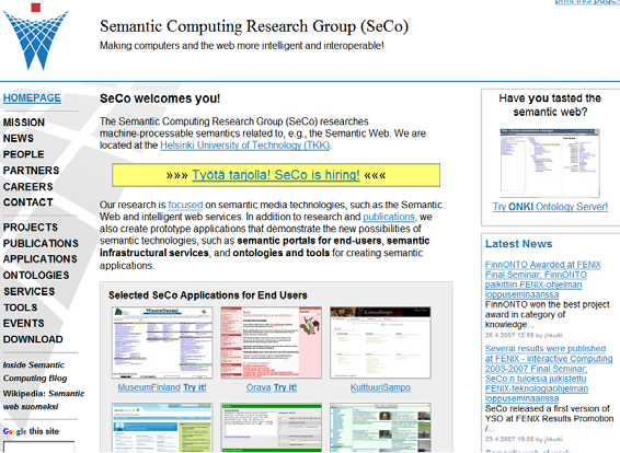 Questions??! Semantic Computing Research Group: http://www.seco.tkk.