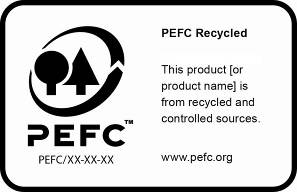 PEFC:n jäsenorganisaatio) myöntämä, voimassa oleva käyttöoikeus. Vaatimukset PEFC-merkin käytölle ovat PEFC ST 2001:2008 -asiakirjassa.