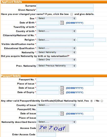 INTIAN ONLINE -VIISUMIHAKEMUKSEN TÄYTTÖOHJE Ota heti ensimmäisellä sivulla ylös «Temporary Application ID» eli lomakkeen ID-numero.