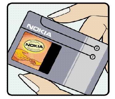 Ohjeet Nokian akun tunnistamista varten Käytä aina alkuperäisiä Nokian akkuja turvallisuutesi vuoksi.