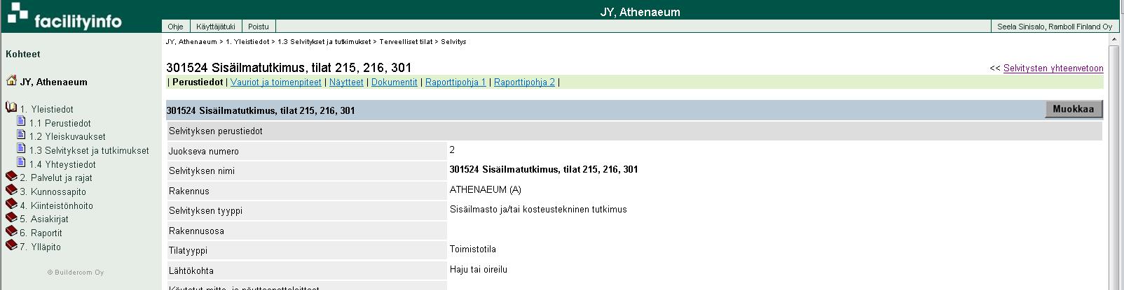 Sisäilmatoimintamallin ohjekortti nro 10