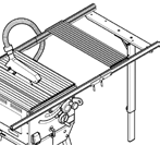 pöytäsahalle TS 250 091 006 1135 419312 Jalusta TS 250 091 006 1127 419305 Puruimusarja TS 250 / UK 333 / KGS 305 091 003 0990 300153 Sahanterä HM 250x2,6x30, 34 W-hammasta 091 003 1015 351049