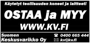 Jos tuotannossa on jatkuvasti monenlaisia materiaaleja, kysymys tulee vastaan hyvinkin usein.