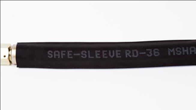 SAFE-SLEEVE MSHA (PES) Helposti asennettava, MSHA -hyväksytty SAFE-SLEEVE tekstiilinen suojasukka valmistetaan kestävästä polyesteristä, joka on kierrätettävää materiaalia.