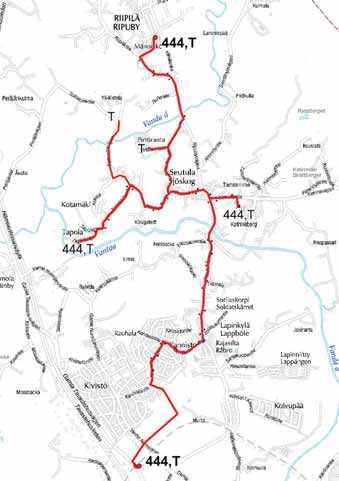 27 2.6.3 Vantaan sisäiset linjat ja Vantaan suunnan seutulinjat Vantaan suunnan bussilinjasto uudistuu täysin 10.8.2015 alkaen.