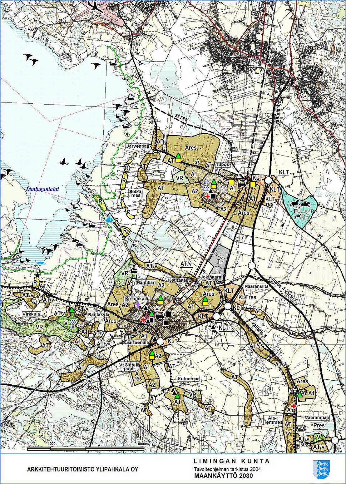 Limingan kunnassa käynnistettiin vuonna 1991 laaja ja perusteellinen, viranomaisten, kunnan eri hallintokuntien ja yleiskaavoittajan yhteistyönä tehty Liminka uus 2006 -nimellä kulkeva suunnittelutyö.