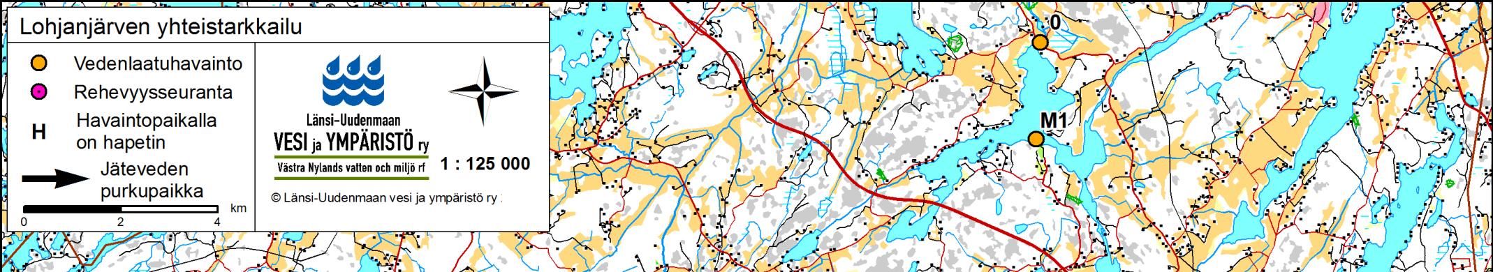 Lohjanjärvi (LOHI) Pvm. Hav.paikka Lämpötila Kiint.GFC *Sameus O2 Happi% *ph *Sähkönj. Väriluku *CODMn *Kok.N *NH4-N *NO2+NO3-N *KOK.P *PO4P(Np) a-klorofyl *SO4 *Ecoliler *Enterok.