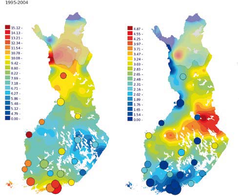 sosiaaliryhmien tauteja ovat tyypillisesti olleet huulten, ruokatorven, mahan, kurkunpään ja nenän syövät, naisilla lisäksi kohdunkaulan ja emättimen syövät ja miehillä keuhkosyöpä.