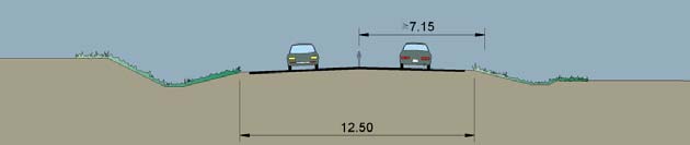 tavoitetilaa. Osuus Mälkiästä Mustolaa kehitetään nelikaistaisena eritasoliittymin varustettuna tienä, jonka nopeusrajoitus on 60 km/h.