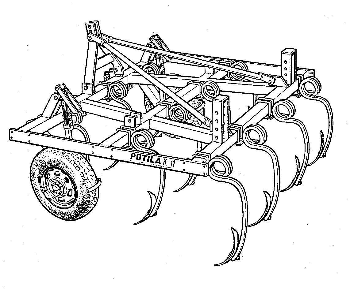 POTILA NOSTOLAITE KULTIVAATTOREIDEN KÄYTTÖOHJE Mallit K 11, 13 ja 15