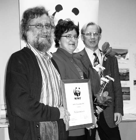 WWF:n Pandapalkinto Pro Espoonjoki ry:lle Maailman luonnonsäätiön Suomen rahaston vuosittain jakama Pandapalkinto oli vuonna 2006 suuruudeltaan 20 000 euroa.