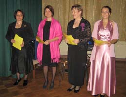 Stipendin saajista paikalla olivat: Anne Rantonen, Jenni Koponen, Annikki