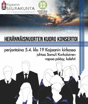 29: 7) ~Tervetuloa~ Järjestää "Rukousiltatiimi" Hei sinä tänä vuonna 80 vuotta täyttävä lehtikangaslainen Tule kotikirkkosi (Mäntykatu 6) seurakuntakerhon vieraaksi