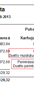 eivät mene tähän siirtotiedostoon, vaikkaa