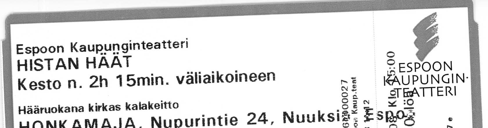 SYYRILÄISTEN KESÄRETKI ESPOOSEEN Teksti: Matti Äärilä Oltiin pitämässä Fredrica ja Matti Syyrin sukuseuran sääntömääräistä vuosikokousta Suomenlinnassa kesällä 2007.