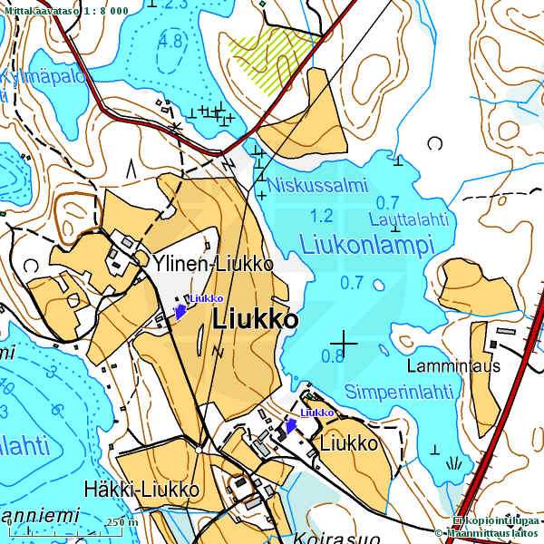 279 / 315 Kartta 317/MML/08- käyttölupa; Seppo Liukko. Mistä tämä Liukko - sukunimi on tullut Savoon? Tämä suku näyttäisi olevan peräisin em.