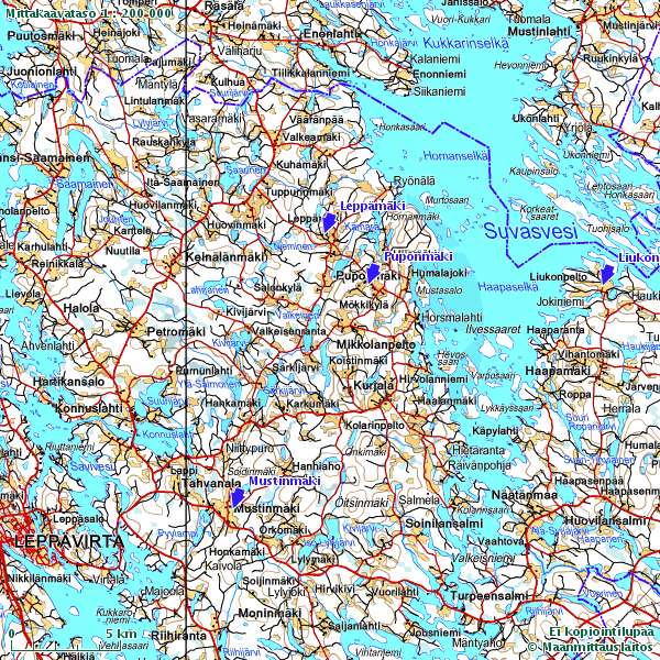 288 / 315 Kartta: 317/MML/08- käyttölupa; Seppo Liukko.