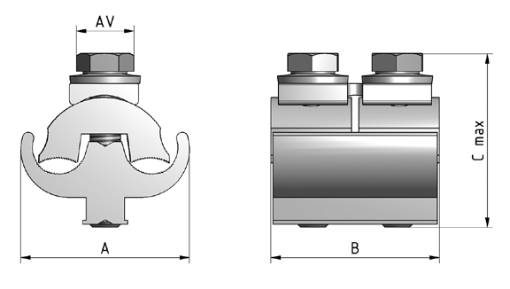 AMKA-kosketusliitin Käytetään alumiini-ilmajohtimien ja/tai alumiinikaapeleiden liitoksissa joissa liitokseen ei kohdistu mekaanista vetoa.