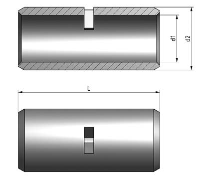 Kuparikaapelikengät ja liittimet Cu-jatkoliitin ja rinnakkaisjatkoliitin Jatkoliitin ja rinnakkaisjatkoliitin ovat Cu-johtimien ja käämien jatkamiseen ja haaroittamiseen tarkoitettuja liittimiä.