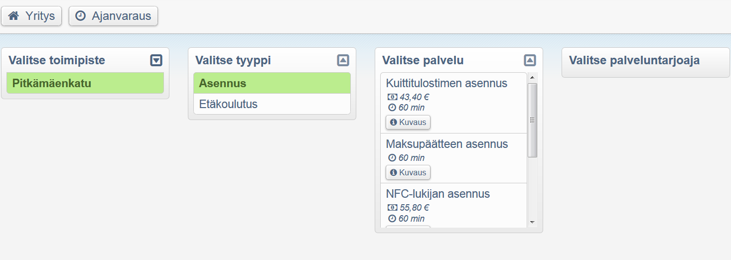 2. Nimeä palvelu osuvasti Nimen avulla asiakkaan on helppo tunnistaa, millaisesta palvelusta on kyse ja se ohjaa kuluttajaa valitsemaan hänelle oikean palvelun (esim.