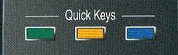 1 QUICK KEYS Pikanäppäimien tehtävä vaihtelee tilanteen mukaan.