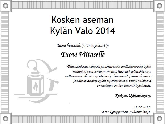 Kolmisen vuotta kuljin Salon konttoreissa to issa, kunnes siirryin ela kkeelle. Asiakaspalvelussa opin tuntemaan hyvin kyla n silloisia asukkaita.
