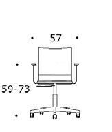 Picco 316RBC Kangasme nekki (m) U01 U02 U07 istuinkuppi koivu, istuimessa ja selkänojassa verhoilutyyny,viisisakarainen ristikko kiillotettua alumiinia, rullat 316RBC//KAL 0,6 510.40 516.20 552.