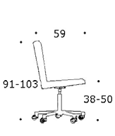 SoftX 368 Kangasme nekki (m) U01 U02 U07 Korkeaselkäinen, käsinojat, nelisakarainen ristikkojalka, KAL 368/KAL 1,2 709.20 720.20 792.