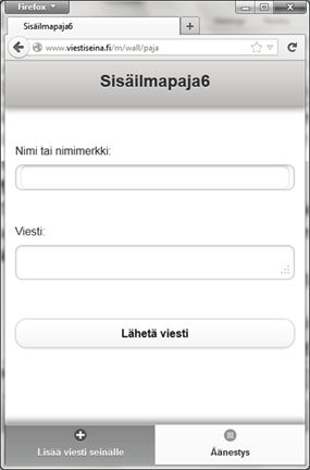 Mahdollisiin äänestyksiin voit osallistua helposti omalla matkapuhelimellasi.