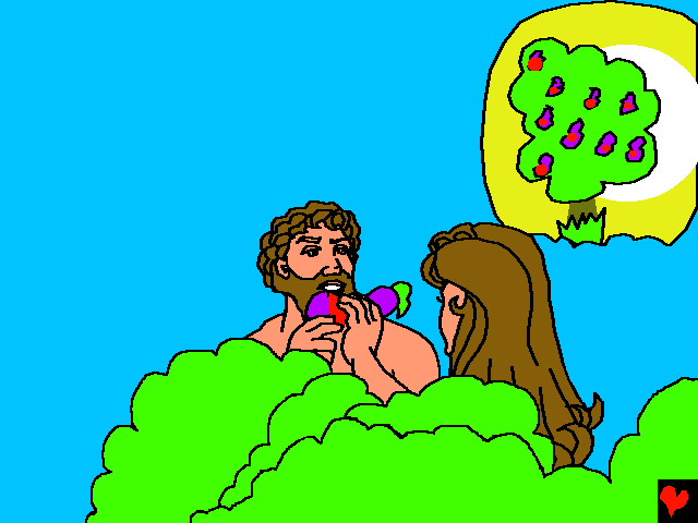 Kun Eeva oli ollut tottelematta Jumalaa, hän ehdotti Aadamille että tämä söisi