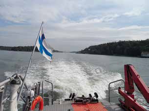 Sen jälkeen matkamme jatkui kohti Suomen Meripelastusseuran koulutuskeskusta Inkoon Båkaskär iä, missä saaren isäntä soi meille