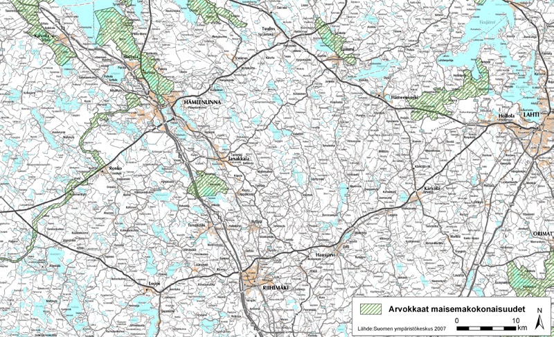 Valtateiden 10 ja 12 yhteysvälin Hämeenlinna Lahti kehittämisvaihtoehdot ja niiden vaikutukset, Selvitys 19 NYKYINEN LIIKENNE JA LIIKENNE-ENNUSTE 2 NYKYINEN LIIKENNE JA LIIKENNE-ENNUSTE 2.