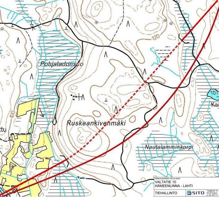 Valtateiden 10 ja 12 yhteysvälin Hämeenlinna Lahti