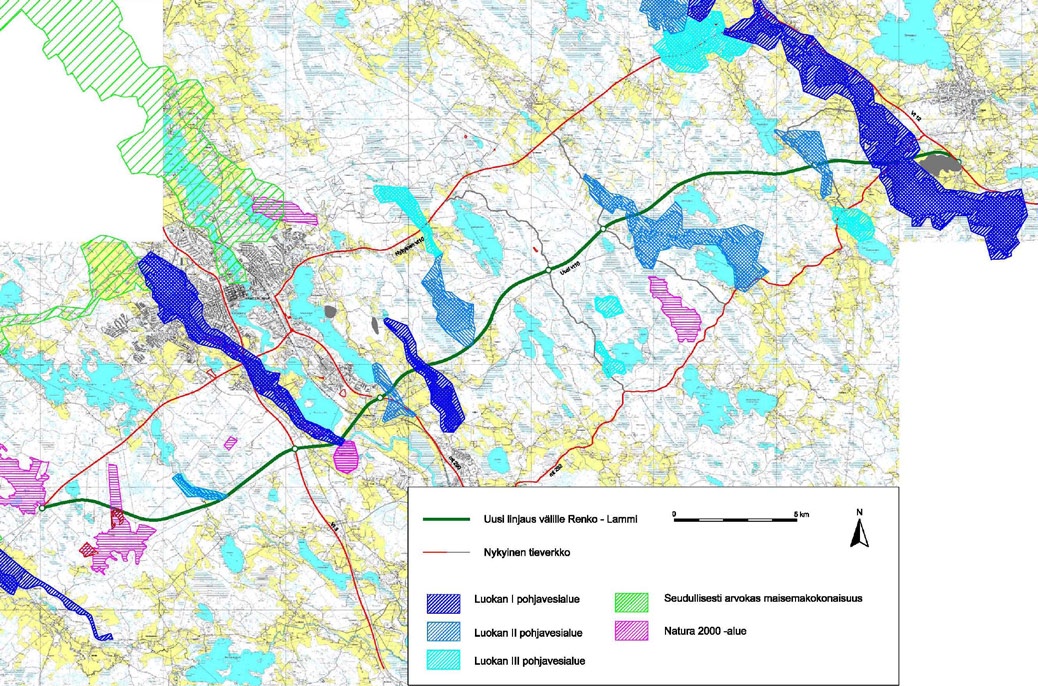 Valtateiden 10 ja 12 yhteysvälin Hämeenlinna Lahti kehittämisvaihtoehdot ja niiden vaikutukset,