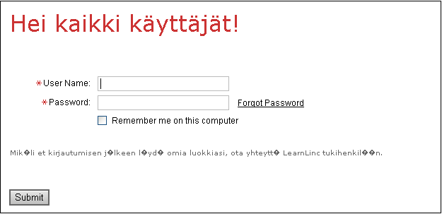 1 JOHDANTO LearnLinc -etäopetusjärjestelmä on oppimisympäristö, joka mahdollistaa reaaliaikaisen opiskelun, vuorovaikutuksen ja yhteistoiminnan Internetin välityksellä.