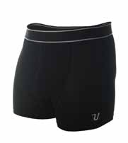 varm VARMARE varmast Merino Super Fine Boxer Women Materiaali: 100% Merinovillaa, Koko: Naiset XS-XXL, Väri: Musta, vaaleansiniset saumat, Tuotenro: 4011 Material: 100% Merinoull, Strl: Dam XS-XXL,