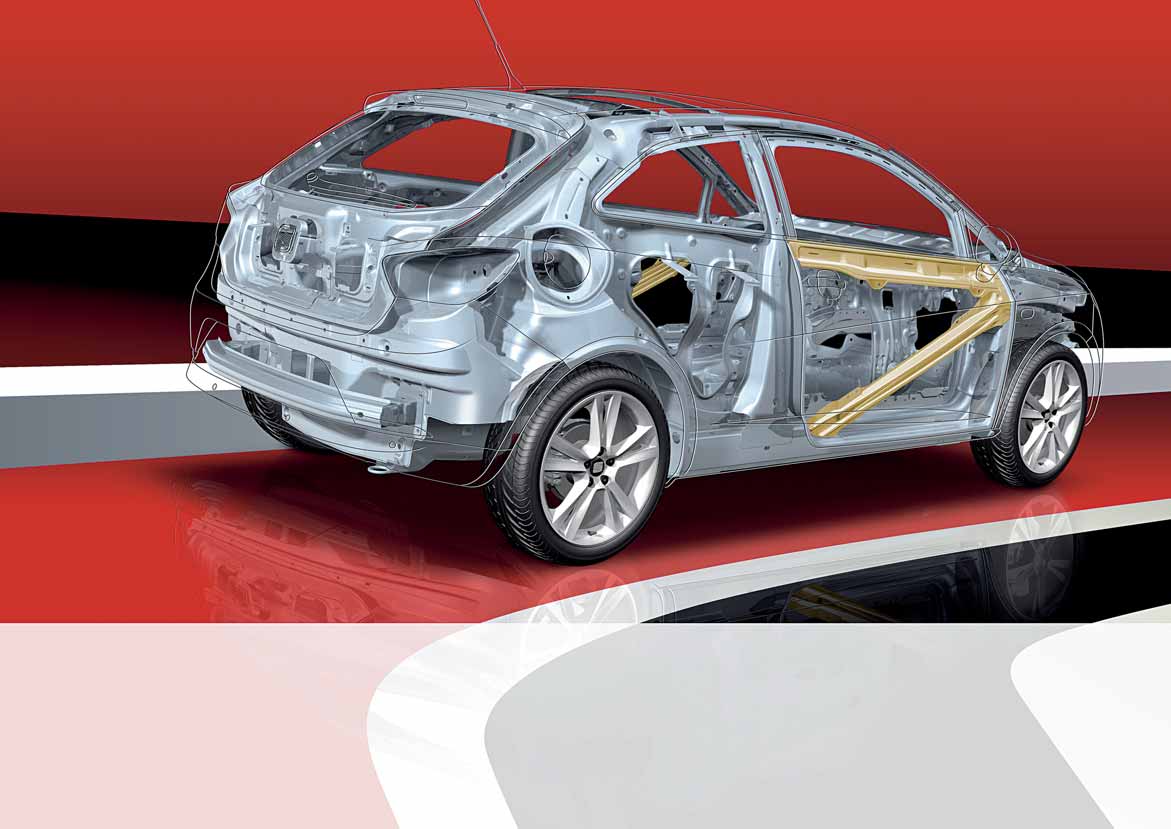 Tyylikkyys ja turvallisuus käyvät käsi kädessä siksi olemme varustaneet uuden Ibiza SC:n edistyksellisimmillä turvallisuusominaisuuksilla.