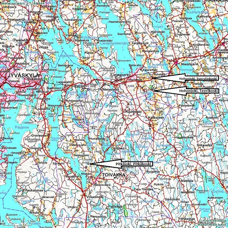 1. JOHDANTO Leppäveden kalastusalueella Hohon- ja Pitkäjoessa on tehty sähkökalastuksia lähes vuosittain.