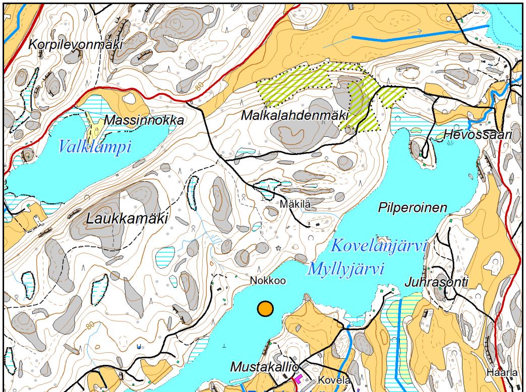 2 / 8 Kunnostukset Virkistyskäyttö ja uimarannat Nummi-Pusulan järvien kunnostus- ja hoitosuunnitelmassa (Heitto ja Niinimäki 22) Kovelanjärvelle suositellaan