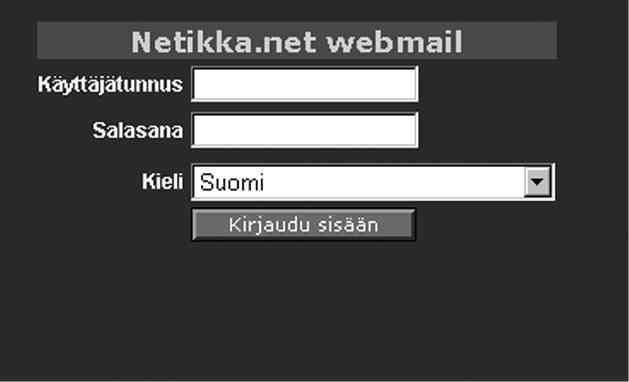 www.netikka.fi Sähköposti-info Tervetuloa Netikka Suupohjan käyttäjäksi Tästä aloitusoppaasta löydät Netikka-palvelujen käyttöönotto-ohjeet pähkinänkuoressa.