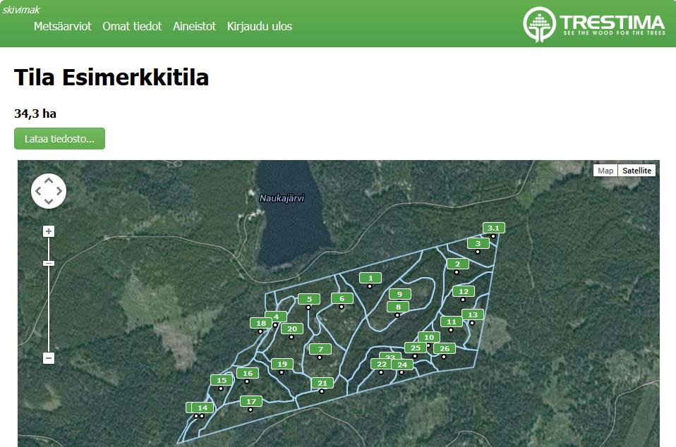 Tila ladataan nyt palvelimelle. Tämä kestää 10-60 sekuntia, riippuen tilan koosta. Tila on nyt ladattu palveluun.