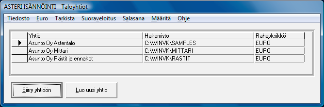 Asteri Isännöinti Asteri isännöinti soveltuu mm: Isännöitsijälle as.oy:n vastikeseurantaan Vuokrataloyhtiölle (esim.