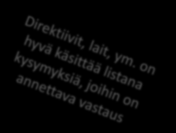 I YLEISET VAATIMUKSET 1) Terveydenhuollon laite ja tarvike on suunniteltava ja valmistettava siten, ettei se sille suunnitelluissa olosuhteissa ja käyttötarkoituksen mukaisesti käytettynä vaaranna