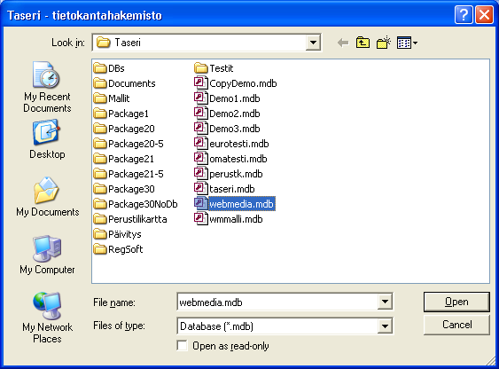Ohjauspaneeli (Windows) asetukset Windows-käyttöjärjestelmän ohjauspaneelissa asetettavat asetukset vaikuttavat Taserissa päivämäärien ja lukujen syöttömuotoihin sekä tulosteiden tulostusasuun.