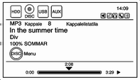 38 Audiosoittimet Tiedostojärjestelmä ja nimeäminen Kappaleiden nimet, esittäjät, albumit ja genret tulevat tiedoston ID3-tunnisteesta, ja ne näkyvät vain, jos ne ovat mukana tunnisteessa.
