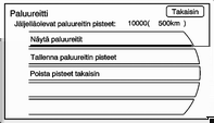 56 Navigointi TMC options (TMC-asetukset) Dynaaminen opastus: Ota aktiivisesti muuttuva tai kehittyvä opastus käyttöön tai pois käytöstä painamalla tätä.