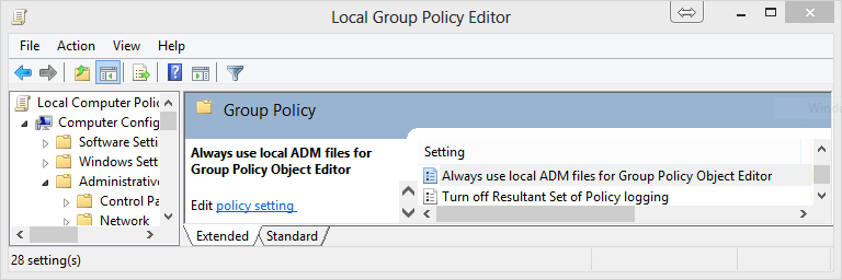 Group Policy asetusten hallinta Jos et alkuun voi päivittää