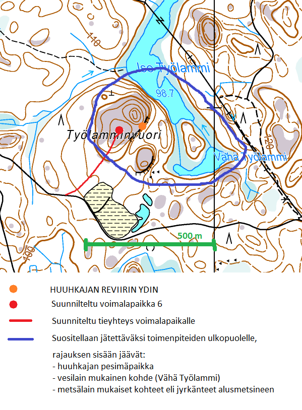 lisätieverkoston ja tien levennykset eivät luultavimmin tapahdu siinä mittakaavassa että ne haittaisivat merkittävästi liito-oravan liikkumista alueen sisällä.