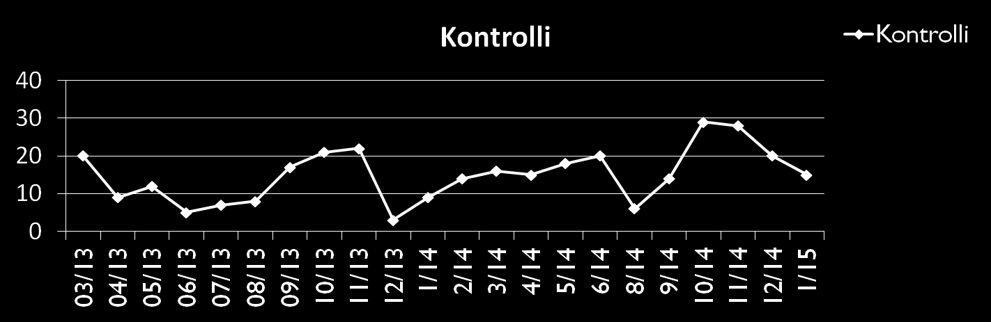 Asiakkuuksien määrä 23 kuukauden aikana 210 henkilöä 328 käyntiä Alustava