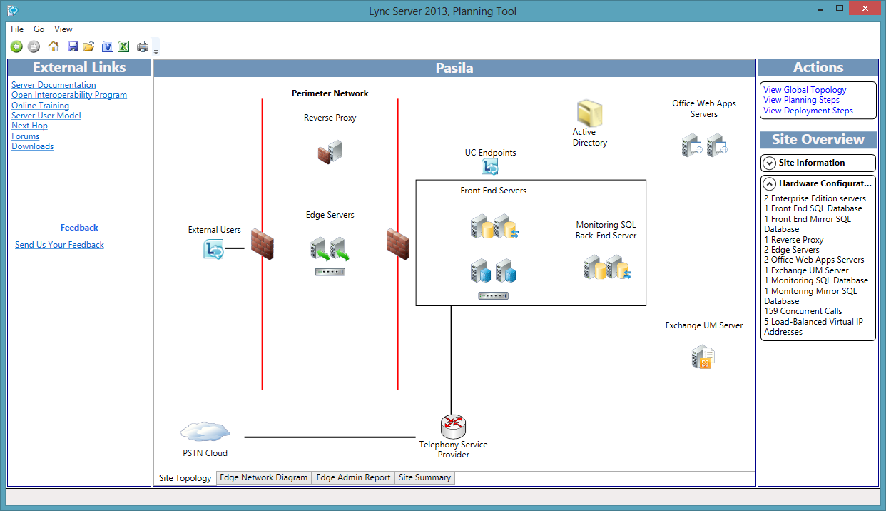 Lync Server 2013 Planning Tool 19 Uudet toiminnot: IPv6